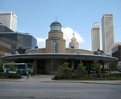 Tulsa bus main transit center - Tulsa