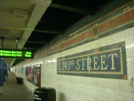 East 143rd Street – St. Mary's Street Subway Station (Pelham Line)