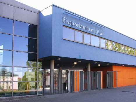 Eissportzentrum Gunda-Niemann-Stirnemann-Halle mit 400 m Eisbahn, Erfurt Thüringen