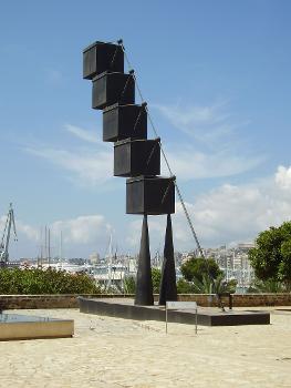 Statue Bou in Es Baluard in Palma de Mallorca