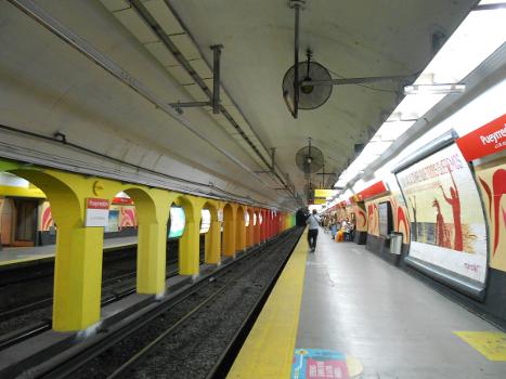 Metrobahnhof Pueyrredón