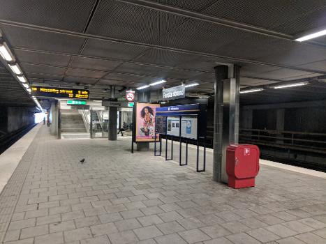 Station de métro Farsta strand