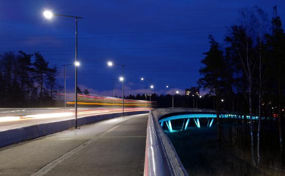 The Finnevik Bridge in Kaitaa, Espoo, Finland