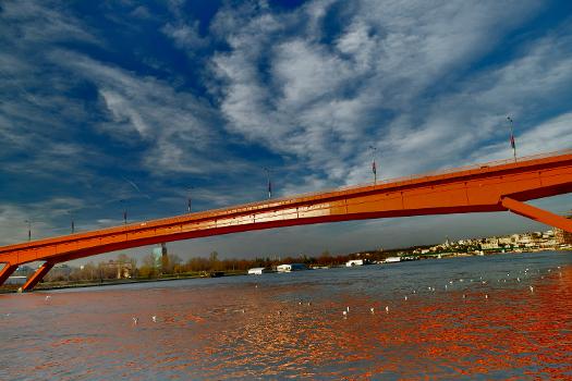 Gazela bridge over river Sava, Belgrade