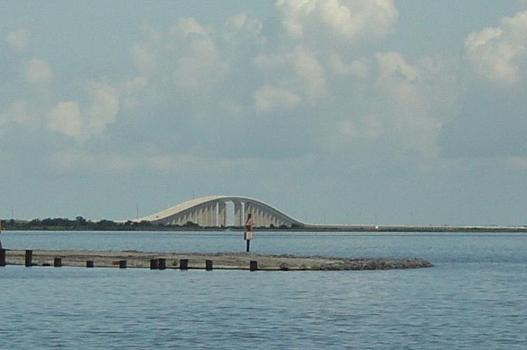 Gordon Persons Bridge (Alabama Highway 193)to Dauphin Island, Alabama.