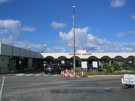 The old terminal building of Guernsey Airport