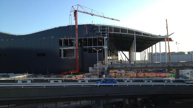 London Heathrow Airport Terminal 2 building under construction