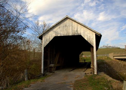 Hillsboro Covered Bridge in Fleming County, Kentucky