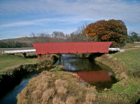 Hogback Covered Bridge and the North River