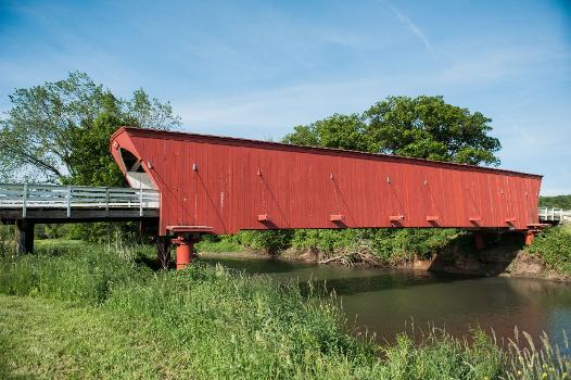 Hogback Covered Bridge:The Hogback Covered Bridge in Winterset, Madison County, Iowa was built in 1884. It still stands in ist original location over the North River.