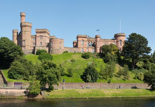 Inverness Castle as viewed from the west across the River Ness