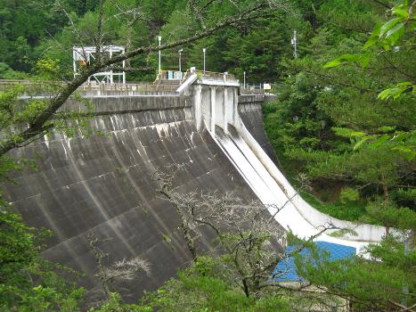 Iwakura Dam in Urugi village, Nagano