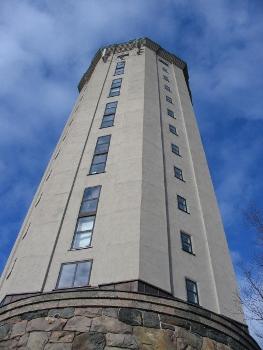 Water tower in Johanneberg, Gothenburg, Sweden:Student apartments since 1996