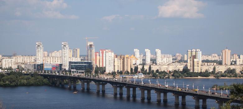 Paton Bridge in Kyiv