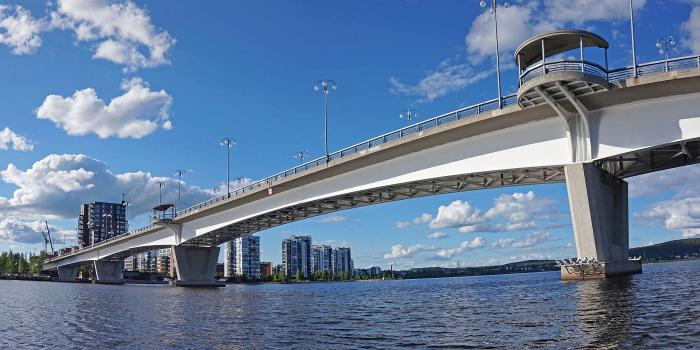 Kuokkala Bridge in Jyväskylä, Finland