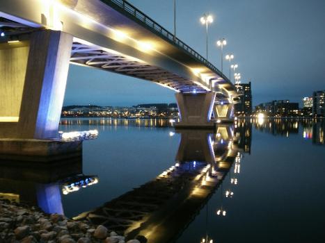 Kuokkalan silta / Kuokkala Bridge by Night