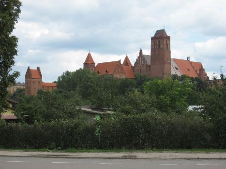 Kwidzy Castle and Cathedral complex seen from south-west