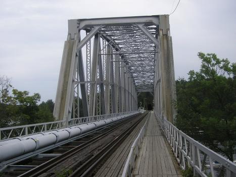 Kyrönsalmi railway bridge in Savonlinna, Finland