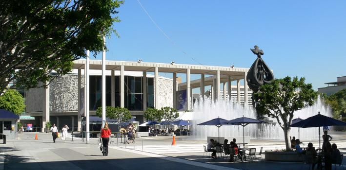 Los Angeles Music Center, view towards the "Mark Taper Forum" theatre