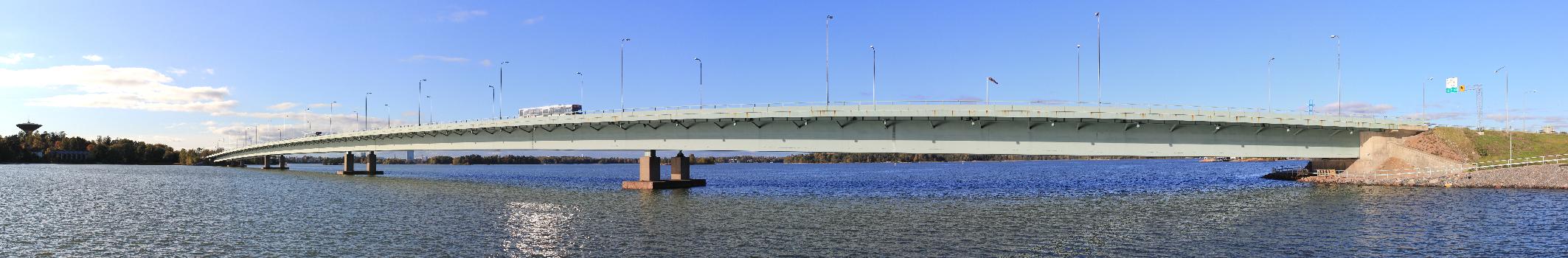 Panorama of Lapinlahti bridge