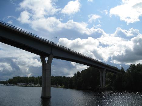Luukkansalmi bridge on connecting road 4081 in Lappeenranta, Finland