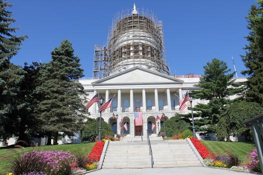Reconstruction of the dome at the w:Maine State House, Capitol St. Augusta, Maine