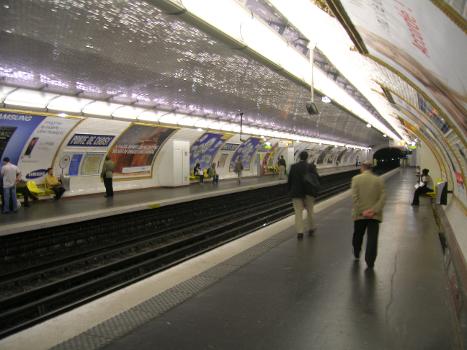 Quais de la station de métro Porte de Choisy ligne 7, Paris