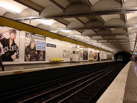 La station Bréguet - Sabin de la ligne 5 du métro de Paris, France