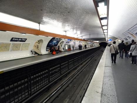 La station Gare de l'Est de la ligne 4 du métro de Paris, France