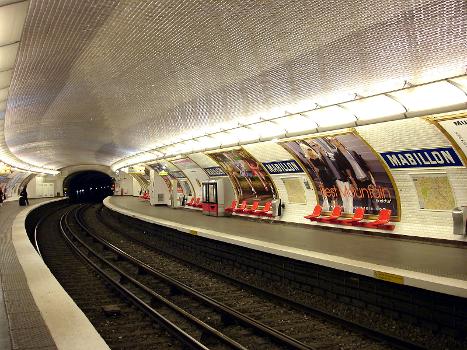 Station Mabillon, de la ligne 10 du métro de Paris