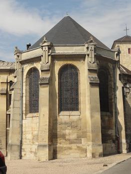 Chapelle Notre-Dame du Sacré-Cœur devant le chevet, consacrée le 24 mars 1878