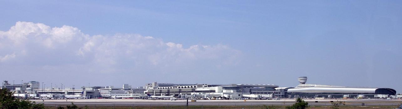 Miami International Airport seen from the south.