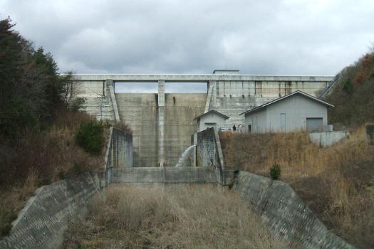 Migou Dam in Mihara, Hiroshima