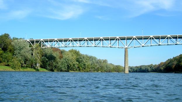 Milford-Montague Bridge over Delaware River