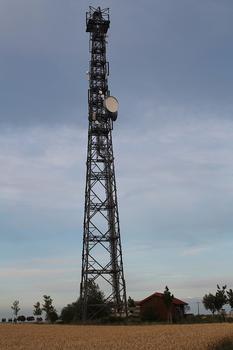 Mobilfunkturm beim Rheinsender