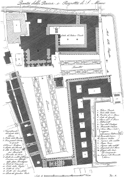 Plan de la place Saint-Marc