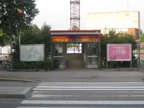 One of the entrances of Myllypuro metro station, Myllypuro, Helsinki