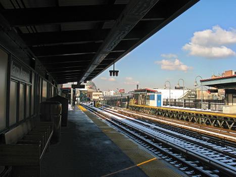 Marcy Avenue station in Brooklyn, New York