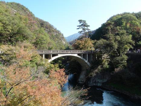 Nagatoro Bridge in Shosenkyo entrance of Tenjinmori