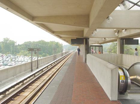 Naylor Road station on the Green Line of the Washington Metro