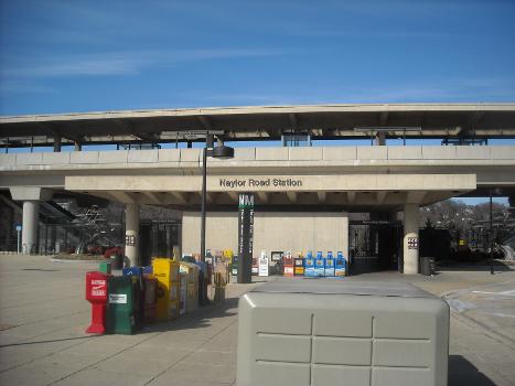 Station entrance at Naylor Road, Washington Metro