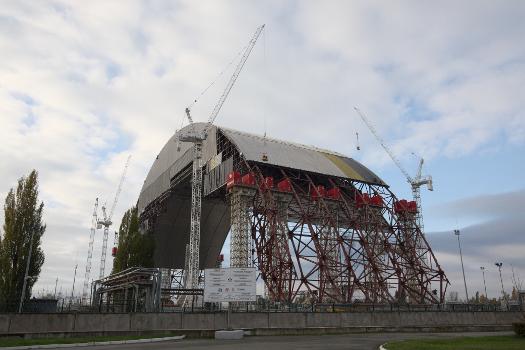 New Safe Confinement arch at Chernobyl Nuclear Power Plant