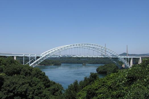 New Saikai bridge 2006 in Nagasaki prefecture, Japan