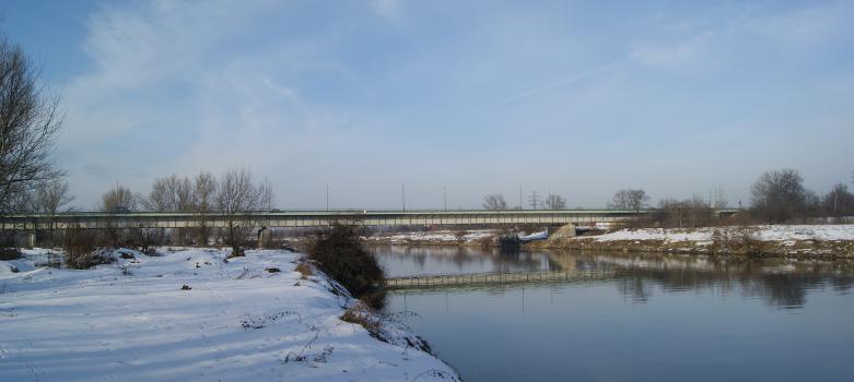 Nowohucki bridge, Nowa Huta, Krakow, Poland