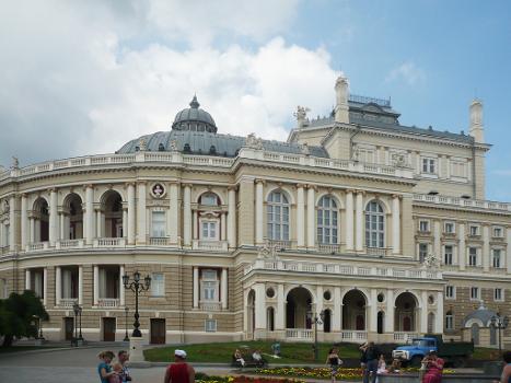 Side view of Odessa Opera Theatre