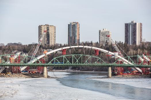 The Current Walterdale bridge next to the new bridge currently under construction