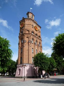 The former water tower in the center of Vinnitsa, Ukraine