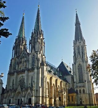 St. Wenzelskirche (Kathedrale) in Olmütz (Olomouc) in Mähren