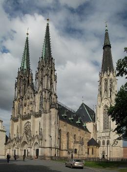 Kathedrale St. Wenzel in Olmütz von Südwesten