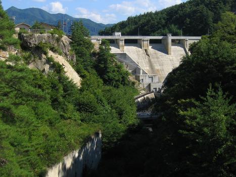 Onikuma Dam in Nagano, Japan